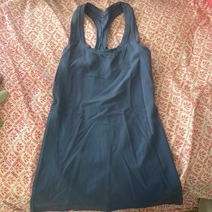 lululemon cool racer back tank size 0 in the color water drop